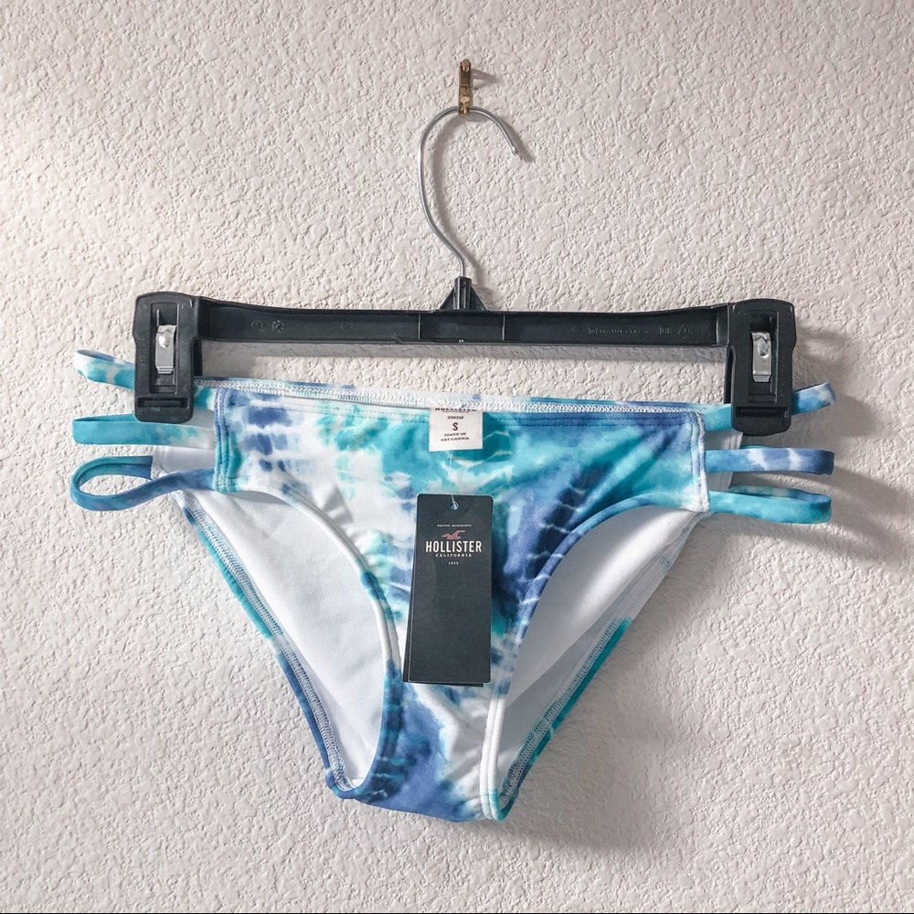 [NWT] HOLLISTER blue string bikini bottom